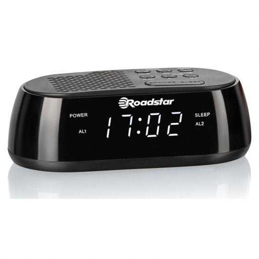Roadstar CLR-2477 Radiosveglia digitale FM/USB Nera