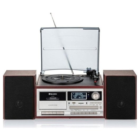 Microcadena Roadstar HIF-8892DBT 2x32W RMS Bluetooth CD USB Tocadiscos Radio DAB/FM