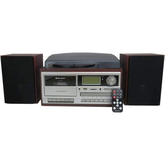 Microcadena Roadstar HIF-8892DBT 2x32W RMS Bluetooth CD USB Tocadiscos Radio DAB/FM