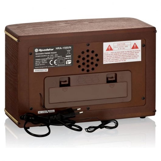 Roadstar HRA-1500N Rádio Portátil Analógico FM Vintage