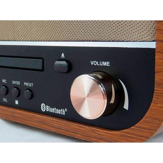 Microchaîne Roadstar HRA-1782NBT 30W RMS Bluetooth CD USB Bois Vintage