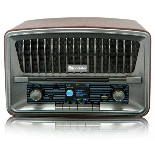 Microanlage Roadstar HRA-270CD+BT 4W RMS Bluetooth/USB/DAB/FM Vintage Fernbedienung