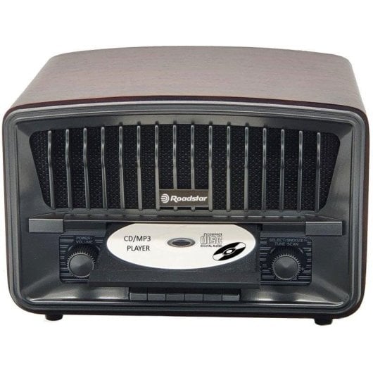 Microanlage Roadstar HRA-270CD+BT 4W RMS Bluetooth/USB/DAB/FM Vintage Fernbedienung