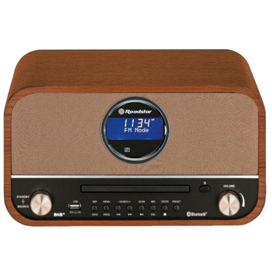 Microcadena Roadstar HRA1782ND+BT 30W RMS CD, DAB+/FM y Bluetooth