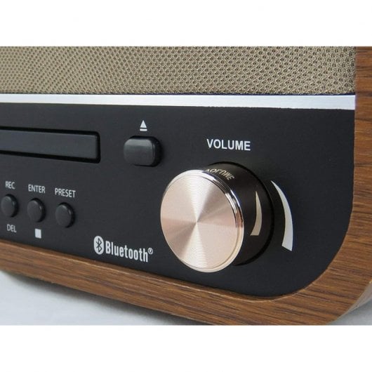 Roadstar HRA1782ND+BT Microcadena Vintage CD/Bluetooth/AUX/USB Madera