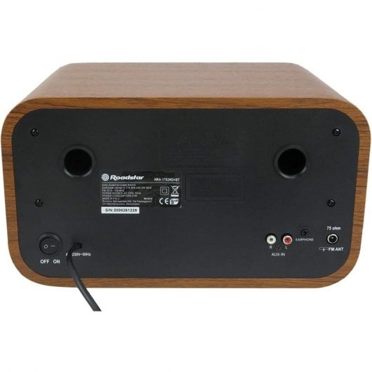 Roadstar HRA1782ND+BT Microcadena Vintage CD/Bluetooth/AUX/USB Madera
