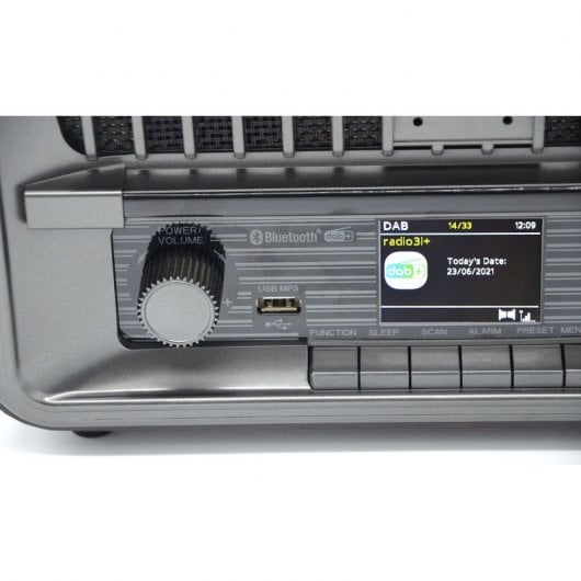 Roadstar HRA-270D+BT Microcadena Vintage CD/Bluetooth/AUX/USB Negro
