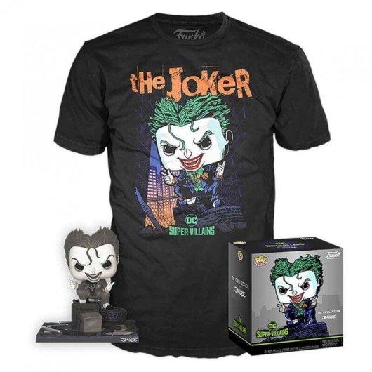 Figurine Funko Pop Funko Inc Jim Lee Joker avec T-shirt Taille Aléatoire