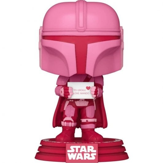 Funko Pop Star Wars The Mandalorian Versión San Valentín S2 El Mandaloriano