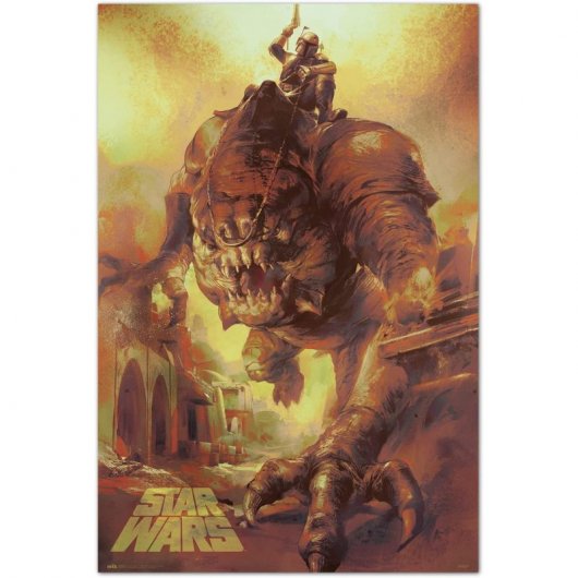 Erik Póster Star Wars Rancor Ride 91.5x61cm