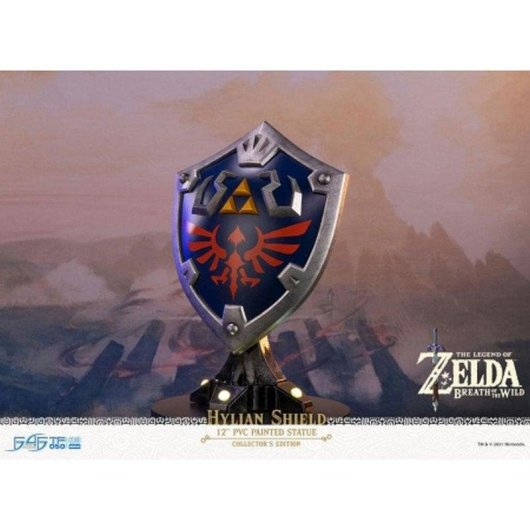 First 4 Figures Estatua The Legend of Zelda Breath of the Wild Hylian Shield Collector