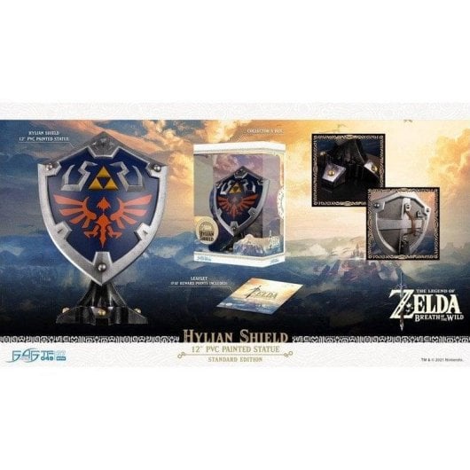 First 4 Figures Estatua The Legend of Zelda Breath of the Wild Hylian Shield