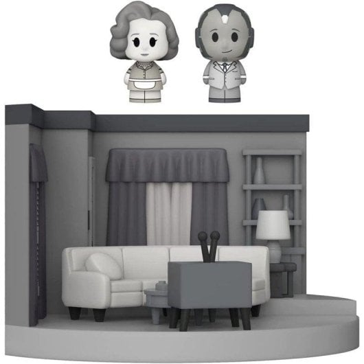 Figurine Funko Pop Mini Moments Wanda Vision Wanda & Vision Noir et Blanc