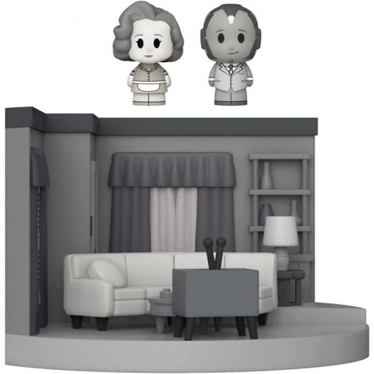 Funko Pop Mini Momenti Marvel Wanda Vision Wanda e Visione in bianco e nero