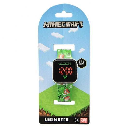 Kids Licensing Reloj LED Minecraft Verde