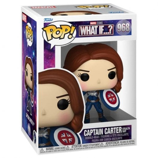Funko Pop Marvel Et si le costume furtif du capitaine Carter