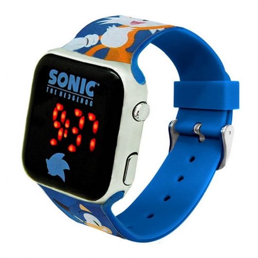 Orologio Sonic LED con licenza per bambini
