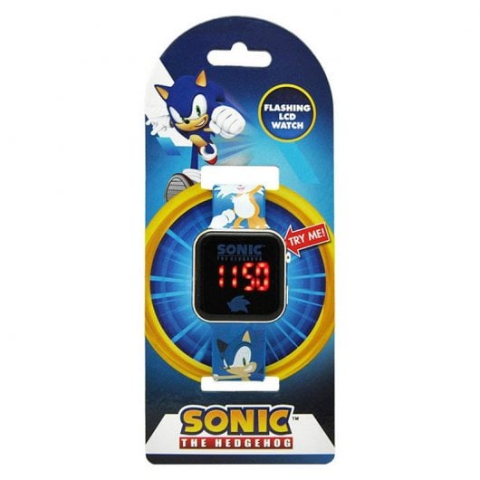 Orologio Sonic LED con licenza per bambini