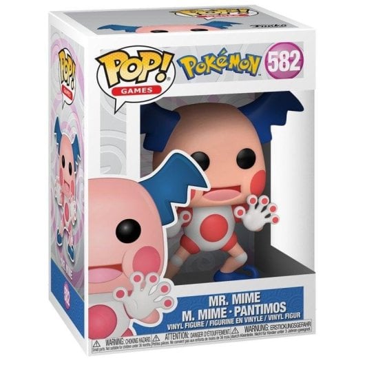 Figura da collezione Funko Pop Mr. Mime Pokémon vinile 9,5 cm