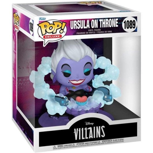 Figura Funko Úrsula en el Trono Disney Villanos Vinilo 12,8 cm