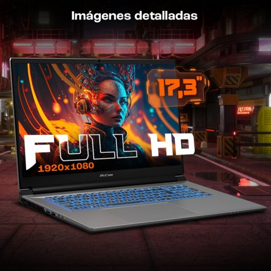 PcCom Revolt 4060 Intel Core i7-13700H/16GB/1TB SSD/RTX 4060/17.3"