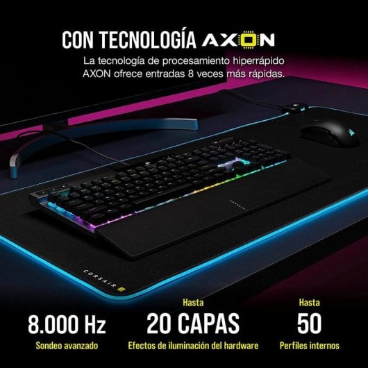 Corsair K70 PRO RGB Tastiera da gioco meccanica Switch ottico-meccanico Corsair OPX Nera