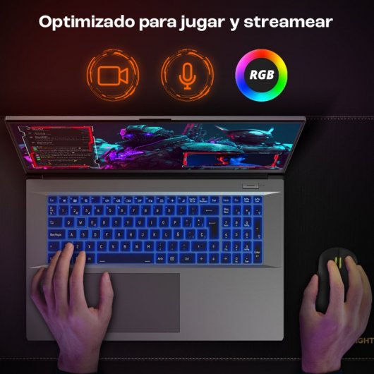 PcCom Revolt 4060 Intel Core i7-13700H/32GB/1TB SSD/RTX 4060/17.3" + Windows 11 Home Reacondicionado