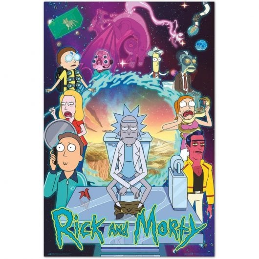 Erik Poster Rick & Morty Staffel 4 91,5x61cm