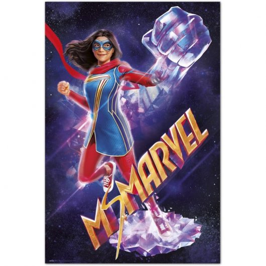 Erik Marvel Affiche Ms Marvel Super Héros 91,5x61cm