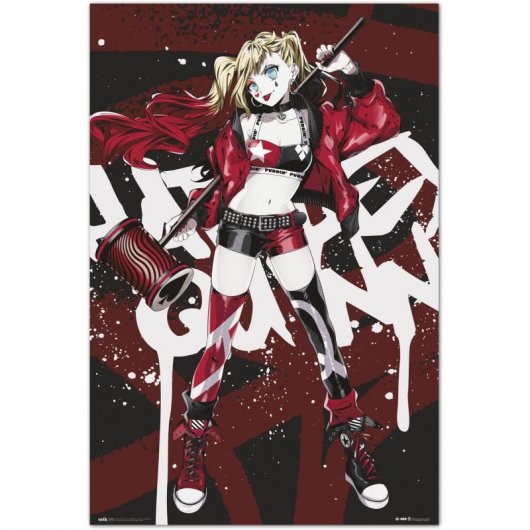 Erik Póster DC Comics Harley Quinn Anime 91.5x61cm