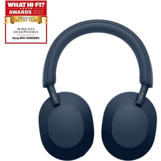 Sony WH1000XM5S.CE7 Cuffie wireless blu con cancellazione del rumore