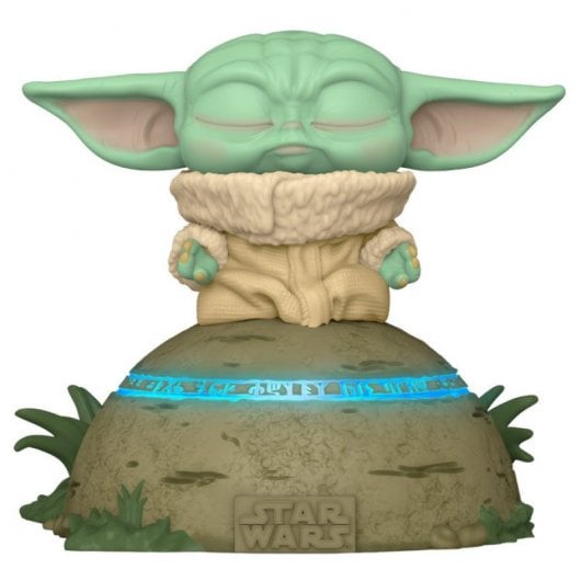 Funko Pop Deluxe Star Wars Le Mandalorien Grogu Utilisant la Force