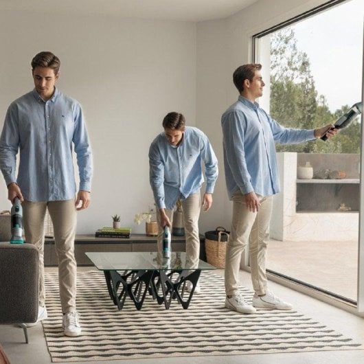 Aspiradora sem fios Cecotec Conga Rockstar Micro 15000 Clean&Car 200 W Ecrã Digital 30min