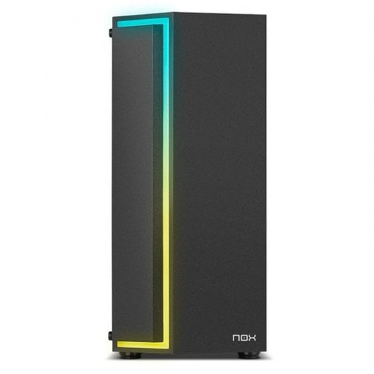 NOX Infinity Gamma Vidro Temperado USB 3.0 ARGB Preta