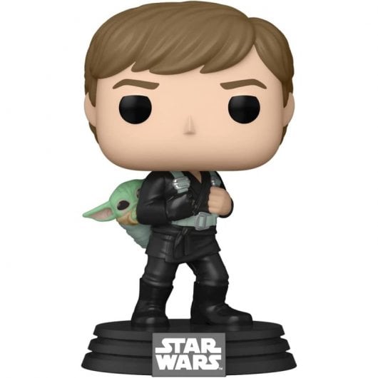 Funko Pop Star Wars O Livro de Boba Fett Luke Skywalker e Grogu