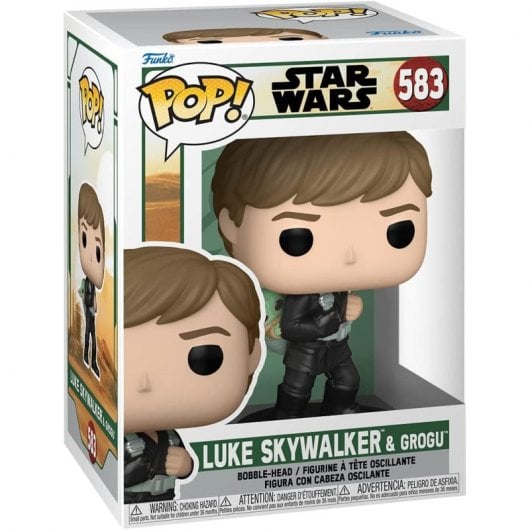 Funko Pop Star Wars O Livro de Boba Fett Luke Skywalker e Grogu