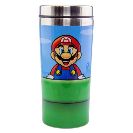 Paladone Mug de voyage Super Mario et Luigi dans la pipe