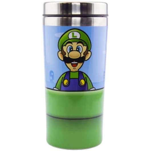 Paladone Tazza da Viaggio Super Mario e Luigi in Pipa