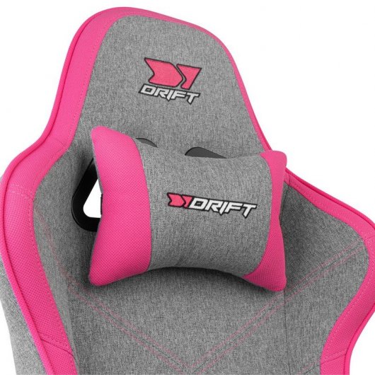 Drift DR90 Pro Silla Gaming Gris/Rosa