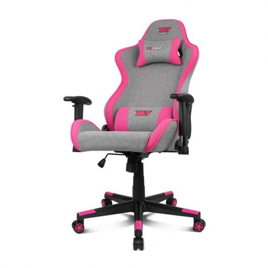 Sedia da gaming Drift DR90 Pro Grigia/Rosa