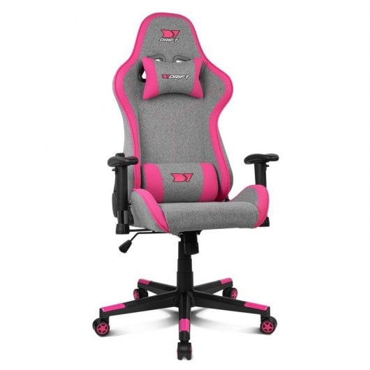 Sedia da gaming Drift DR90 Pro Grigia/Rosa