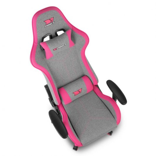 Drift DR90 Pro Silla Gaming Gris/Rosa