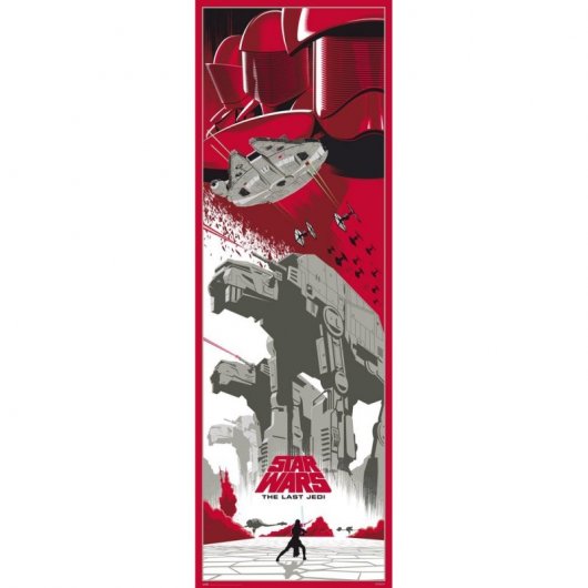 Erik Póster Puerta Star Wars Episodio VIII 158x53 cm