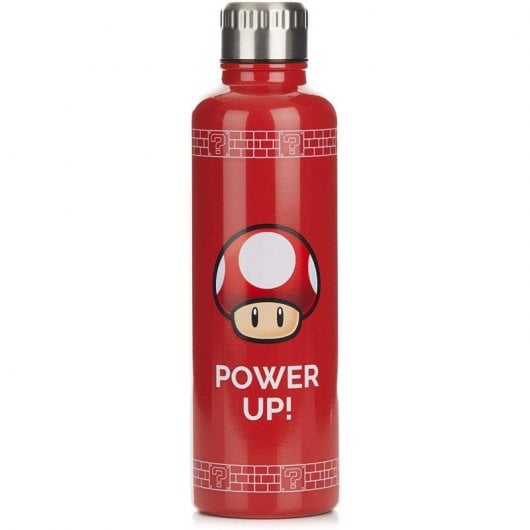 Paladone Bottiglia in metallo Nintendo Super Mario Power Up