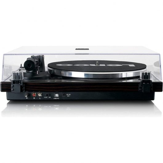 Lenco LBT-189WA Tocadiscos Bluetooth con 2 Velocidades Codificación USB Madera