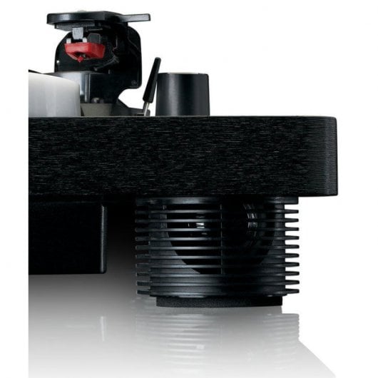 Lenco LS-50LEDBK Tocadiscos con 3 Velocidades Codificación USB Negro