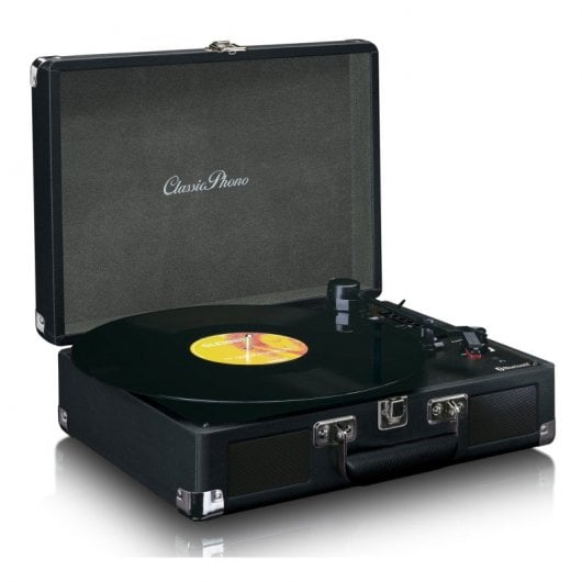 Lenco TT-115BK Platine Vinyle Bluetooth avec Encodage USB 3 Vitesses Noir
