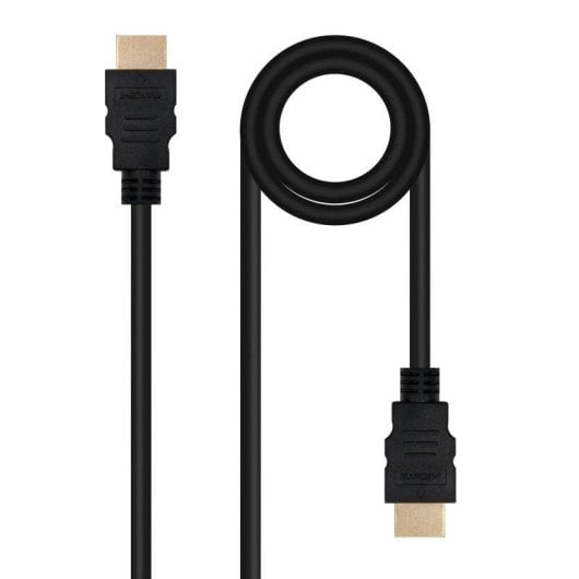 Cabo HDMI Nanocable 10m V2.0 4K 60Hz 18Gbps Macho/Macho Preto