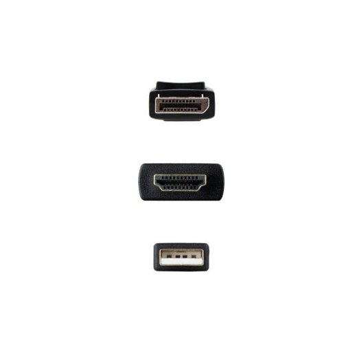 Câble Converseur Nanocable HDMI 2.0 vers DisplayPort V1.2 1.8m Noir