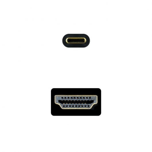 Cavo convertitore Nanocable da USB-C a HDMI 1.4 4K 30Hz 3m Nero